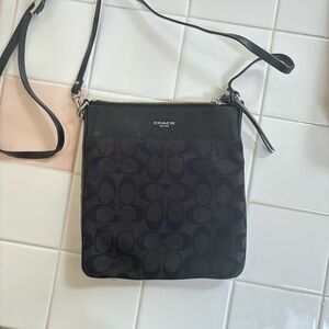 Coach Signature Black Crossbody Bag